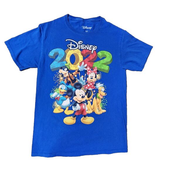 DISNEY DISNEYLAND MICKEY MOUSE GOOFY PLUTO DONALD DUCK 2022 TEE T SHIRT Mens S - Picture 1 of 5